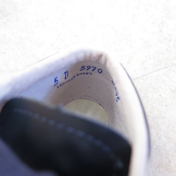 Amilio Kepner Scott First Walker Navy Blue Booties new in box size 5 made in USA - Picture 7 of 9